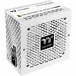 Thermaltake Toughpower GF A3 Snow 850W power supply, white, high-performance PC component;