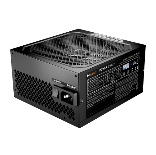 be quiet! Power Zone 2 BP007US 850W Platinum power supply with semi-passive cooling