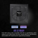 Efficient Thermaltake BX3 80 Bronze 750W power supply, ideal for ATX 3.1 systems