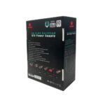 Efficient Coolmax ZX-500 80 Plus 500W power supply, featuring a quiet 140mm cooling fan in black.