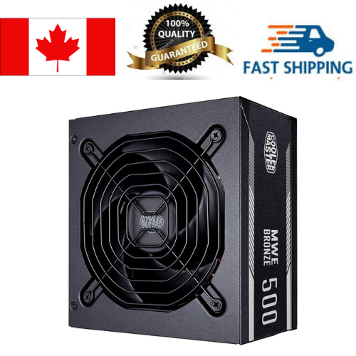 19392129 Cooler Master 500W MWE Bronze 80 Plus certified ATX power supply unit