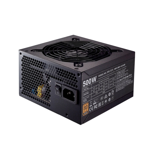 19392129_1 Cooler Master MWE Bronze 500W 80 Plus Certified power supply for reliable PC performance
