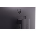 LG UltraGear 24G411A-B Black 24-inch FHD monitor showcasing power and input ports