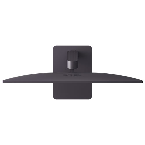 19407383_3 Back view of the LG 24G411A-B UltraGear FreeSync monitor showing essential connectivity ports