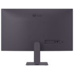 Detailed view of the ergonomic stand and base on the LG UltraGear 24G411A-B 24-inch monitor