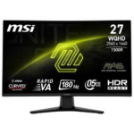 MSI MAG 274CQFB-E18 27 inch WQHD 180Hz 0.05ms curved LED gaming monitor in metallic black