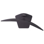 Detail of the slim bezel and LG logo on the 32G600A-B black curved gaming display