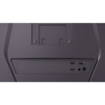 Full view of the LG 32G600A-B 32-inch curved gaming monitor with its components