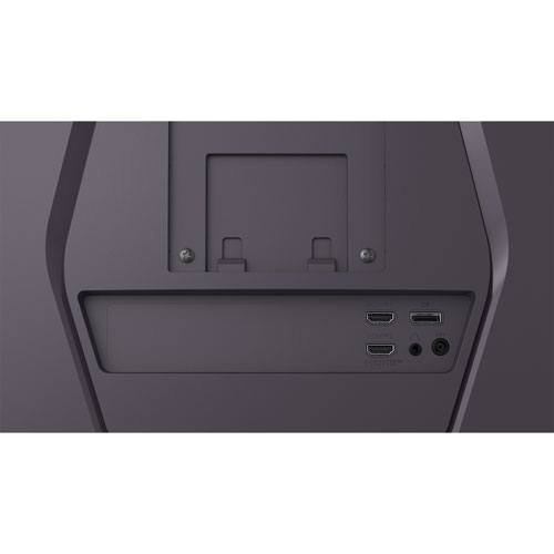 19452809_17 Close-up on the LG logo and model number 27G610A-B on the WQHD gaming monitor