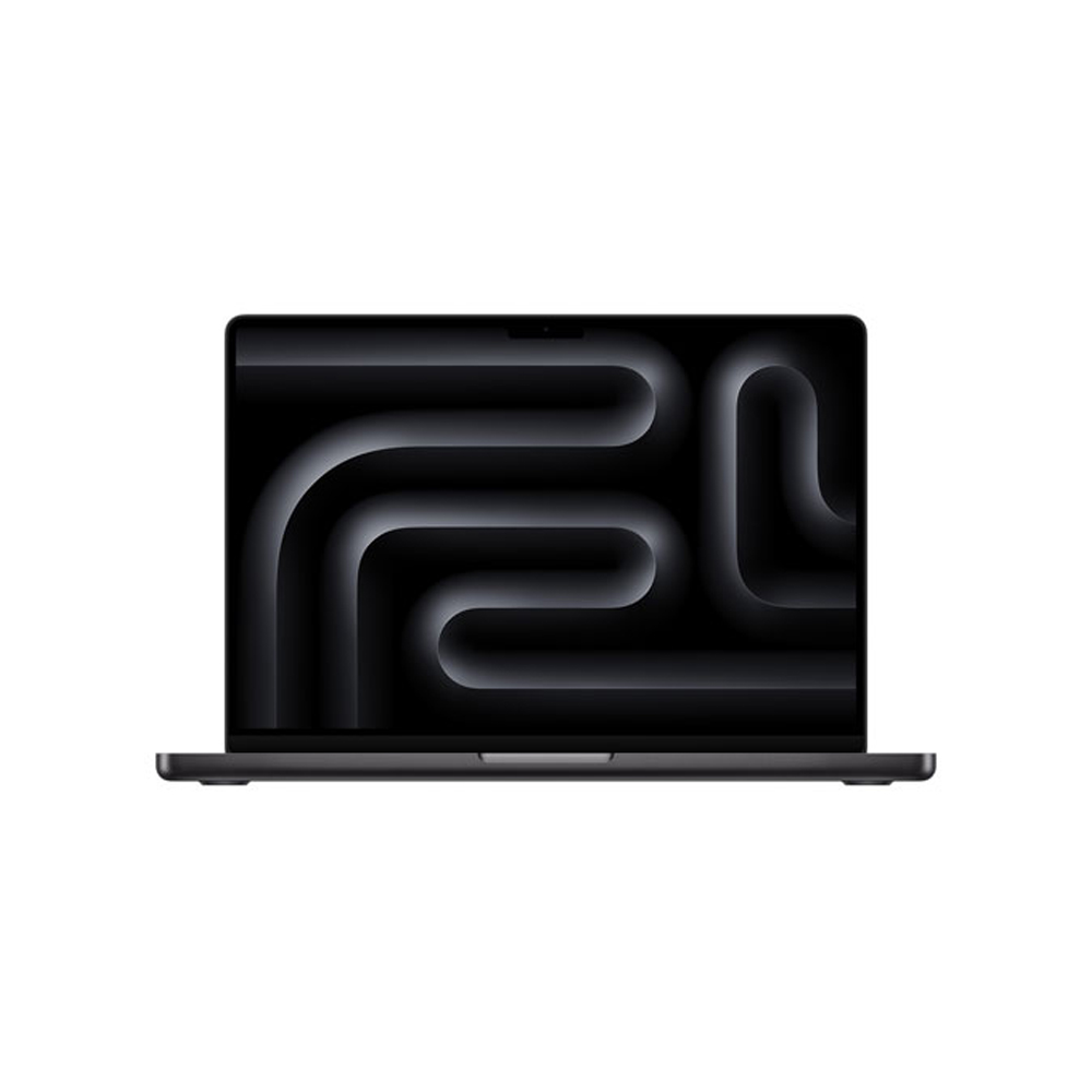 apple-macbook-pro-14-inch-laptop-1tb-front-black Apple MacBook pro 14-inch M5 1TB SSD 16GB RAM laptop LCD view black color