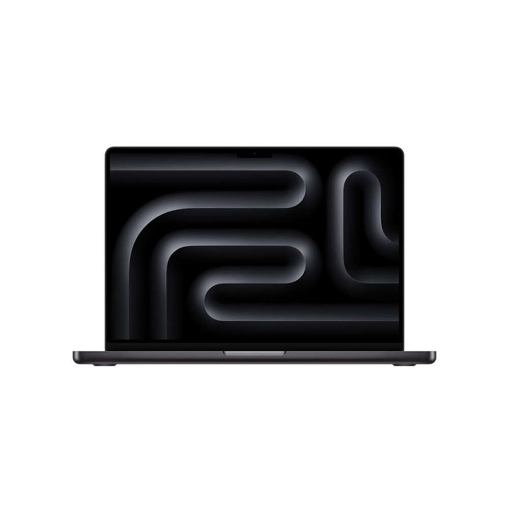 apple-macbook-pro-14-inch-laptop-front-black Apple MacBook pro 14-inch M5 512GB SSD 16GB RAM laptop LCD view black color