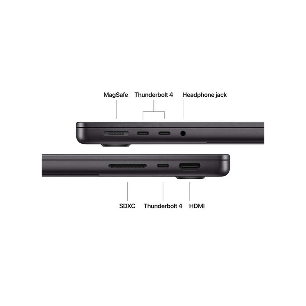 apple-macbook-pro-14-inch-laptop-port-black Apple MacBook pro 14-inch M5 512GB SSD 16GB RAM laptop port view black color