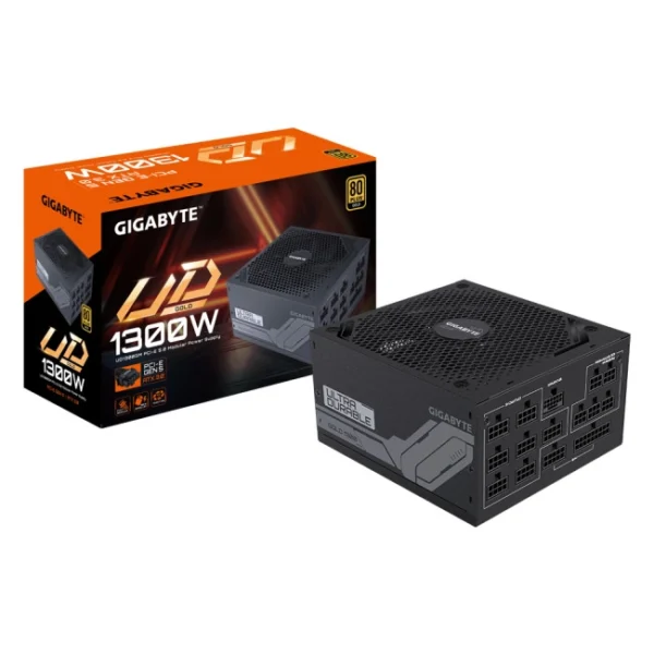 Gigabyte UD Series 1300W 80 Plus Gold Modular Power Supply Box
