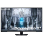 Samsung Odyssey Neo G7 43" 4K UHD 144Hz 1ms VA LED FreeSync gaming monitor, black finish