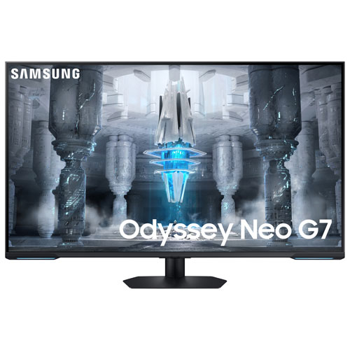 Samsung Odyssey Neo G7 43" 4K UHD 144Hz 1ms VA LED FreeSync gaming monitor, black finish