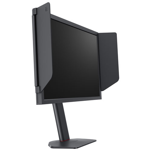 18390635_3 BenQ ZOWIE XL2566X 24" FHD gaming monitor displaying fast-paced action at 400Hz refresh rate.