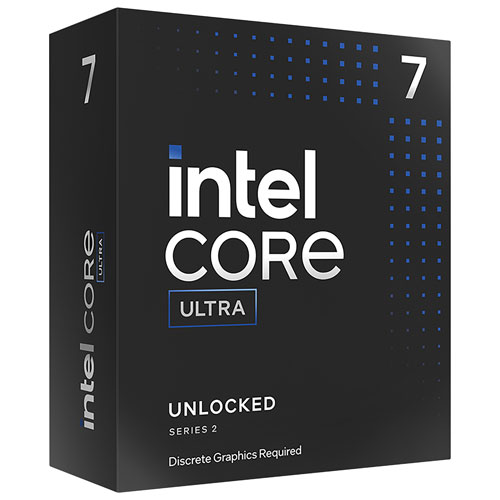 Intel Core Ultra 7 265KF processor, 20 cores, 4.6GHz speed. High-performance CPU.