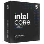 Intel Core Ultra 5 245K 14-core 4.6GHz processor. High-performance desktop CPU.