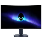 Alienware AW3225DM 32-inch 180Hz 1ms curved VA LED FreeSync gaming monitor, black finish