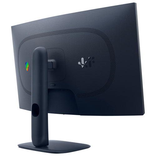 19281750_3 Rear view of Alienware AW3225DM 32" monitor, showing connectivity ports and stand